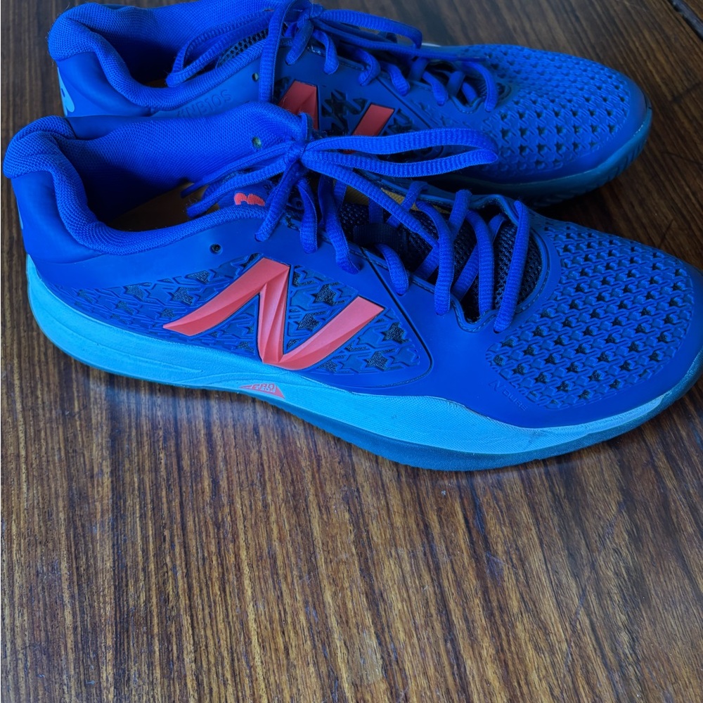 New Balance Royal Blue with Red Accent Sneakers